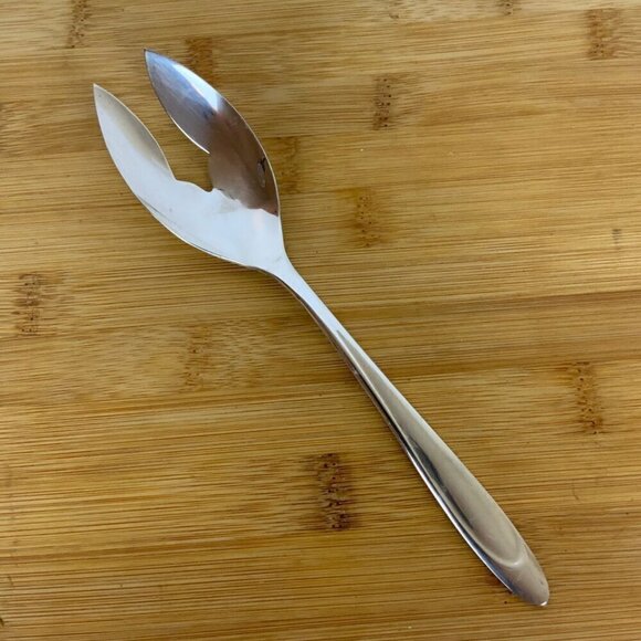 Vintage International Silver First Lady Salad Serving Set Meriden Silver Plate - Picture 3 of 7